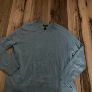Eileen Fisher blue merino wool  sweater xs #78121